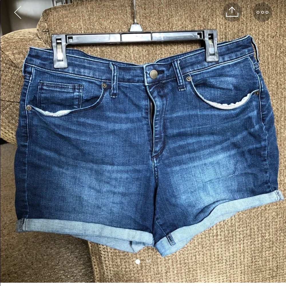 Denim shorts size 16
